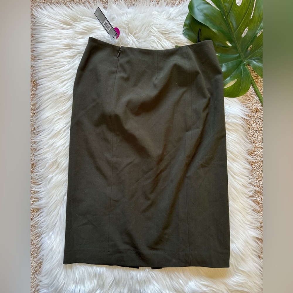 NWT Chelsea RoseOlive Green Pencil Skirt